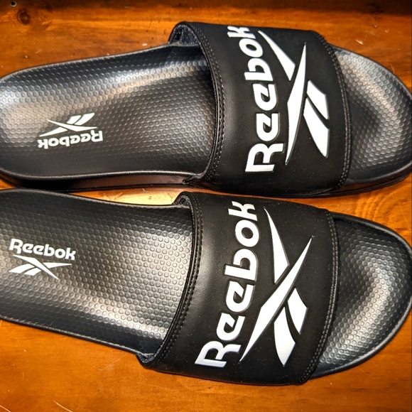 Reebok Other - 2/$20, Reebok Classic Slides Men's Size 12 Black NWT ; Sandals Black